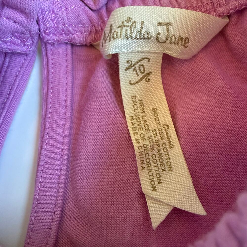 Matilda Jane Stella Eyelet & Ruffle Dress Enchanted Garden Girls 10 - Picture 5 of 7